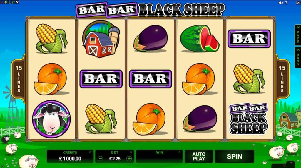 Играть бесплатно Bar Bar Black Sheep