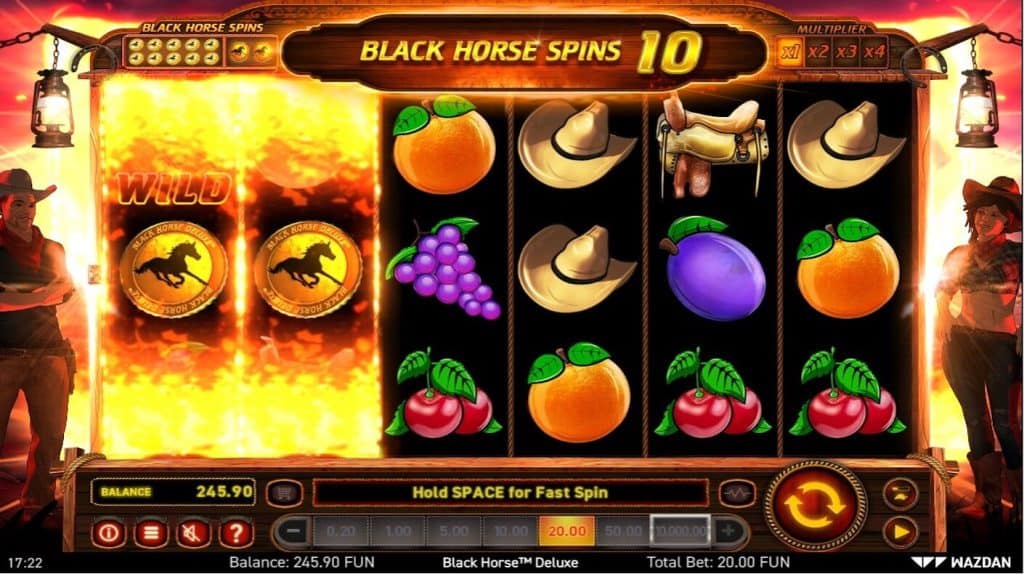 Играть бесплатно Black Horse Deluxe