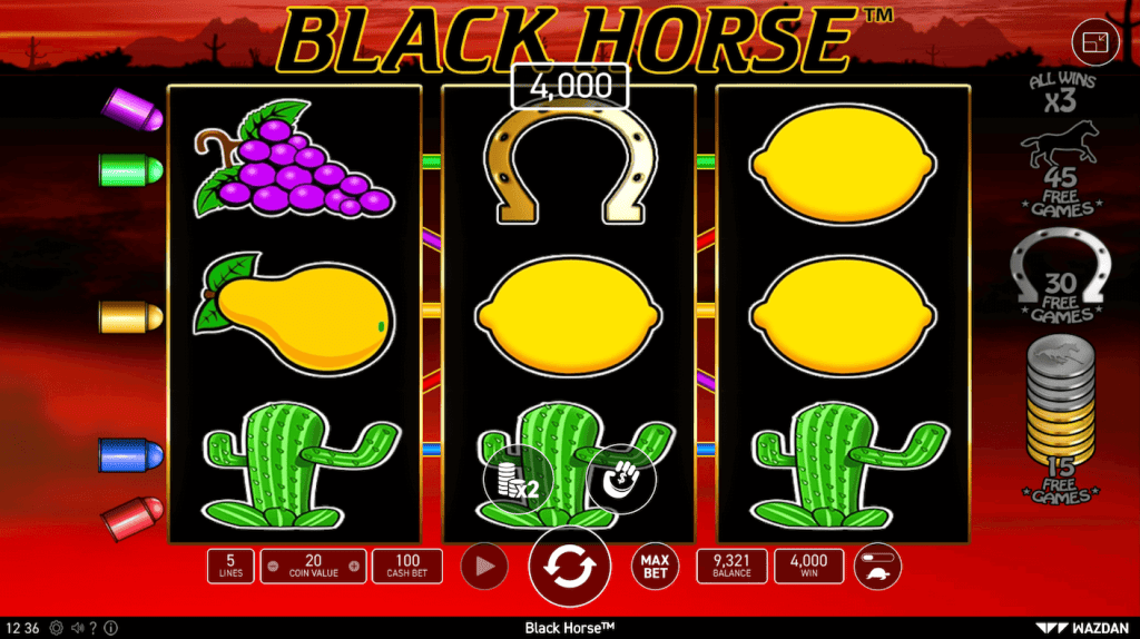 Играть бесплатно Black Horse