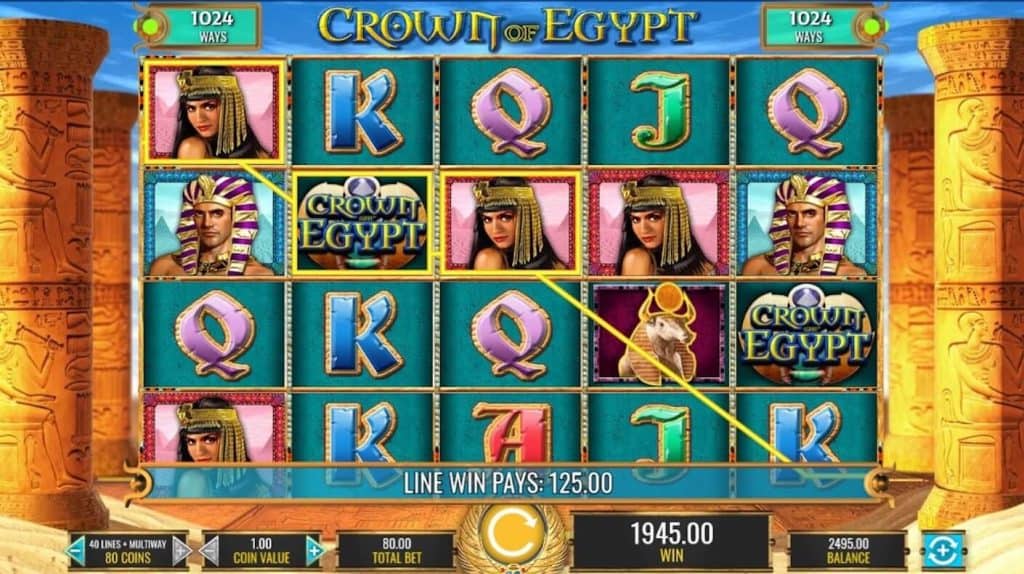 Играть бесплатно Crown of Egypt