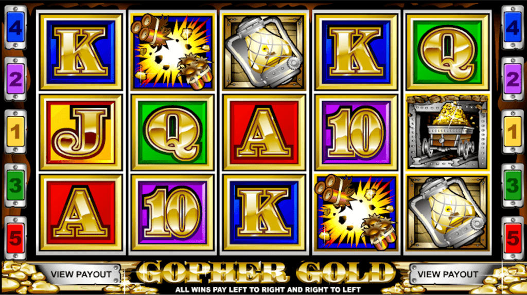 Играть бесплатно Gopher Gold