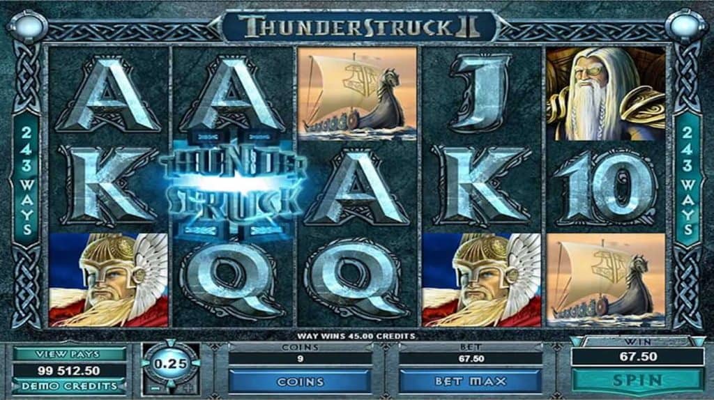 Играть бесплатно Thunderstruck 2