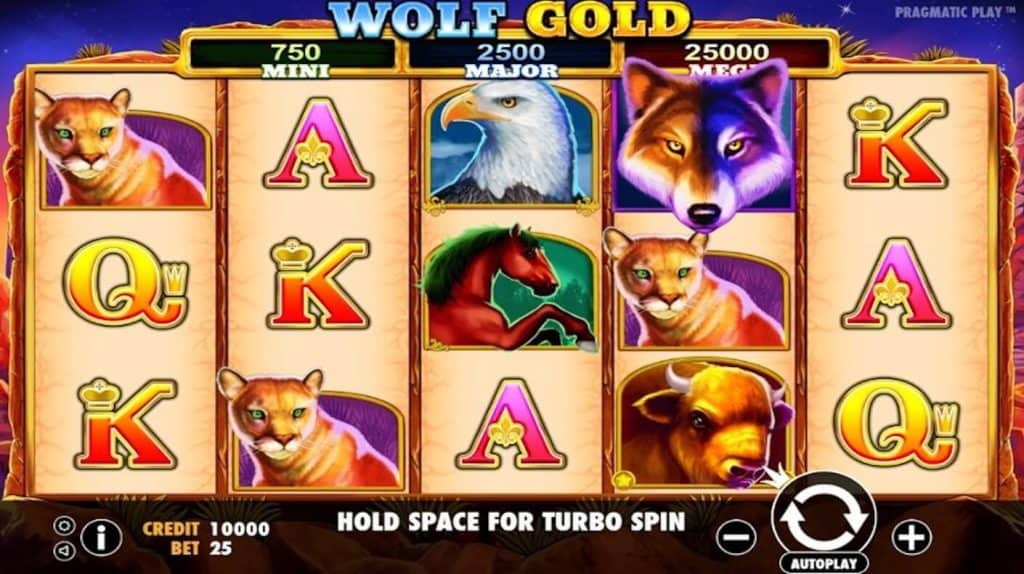 Играть бесплатно Wolf Gold
