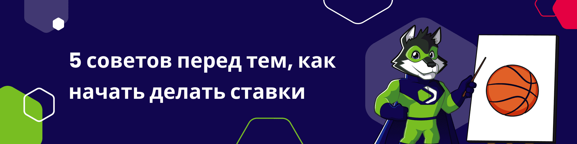 5 советов перед тем, как начать делать ставки - баннер