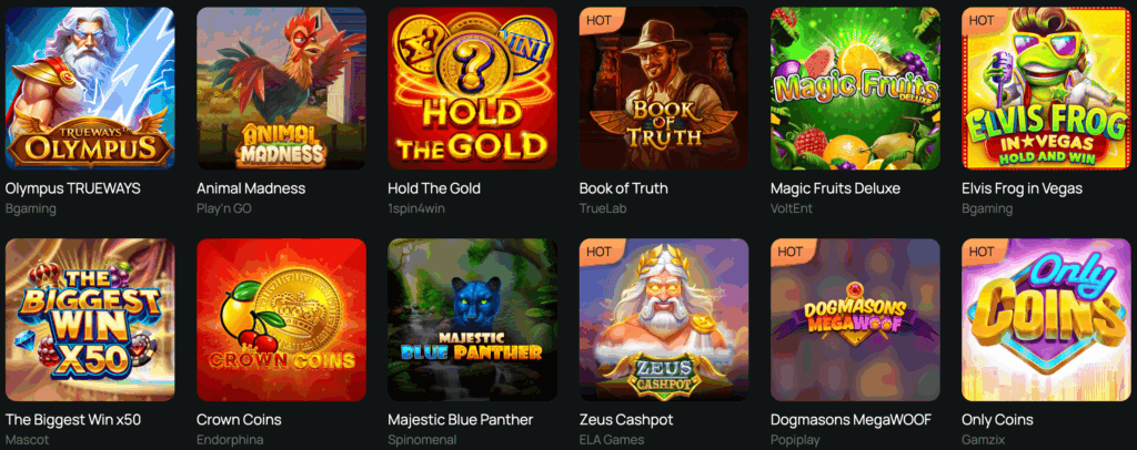 Ritzo casino slotid