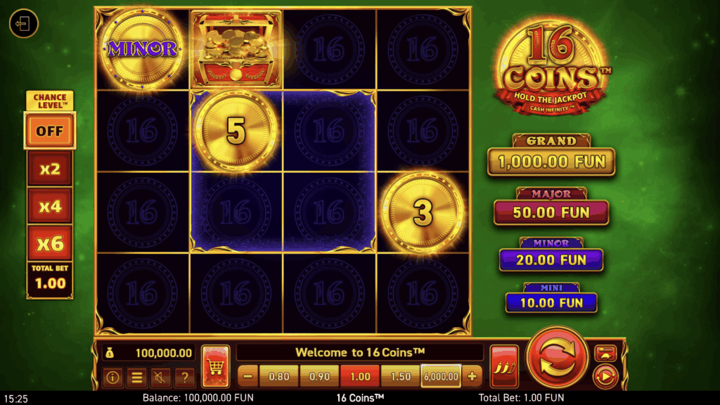 Mängi tasuta 16 Coins