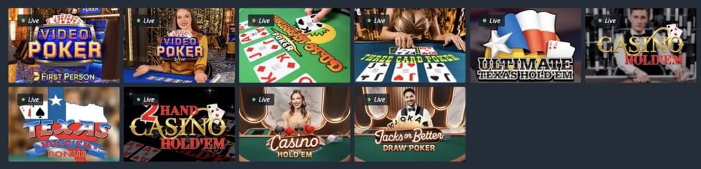 Jet Casino Live-kasiino
