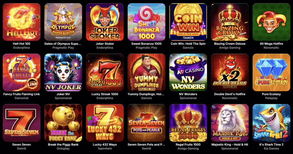 NV Casino slotid