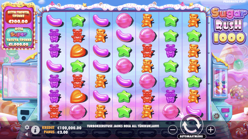 Mängi tasuta Sugar Rush 1000
