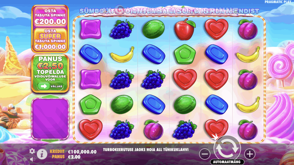 Mängi tasuta Sweet Bonanza 1000