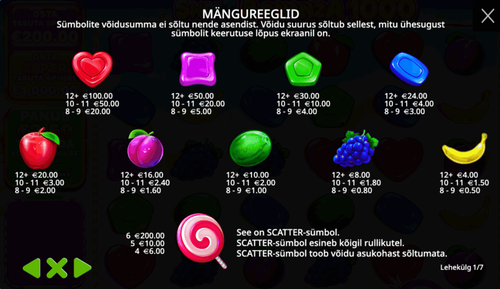 Sweet Bonanza 1000 symbols