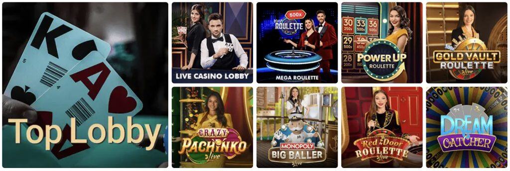 20Bet kasiino live-mängud