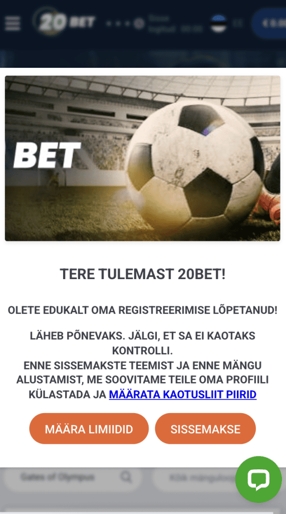Määra kontole piirangud