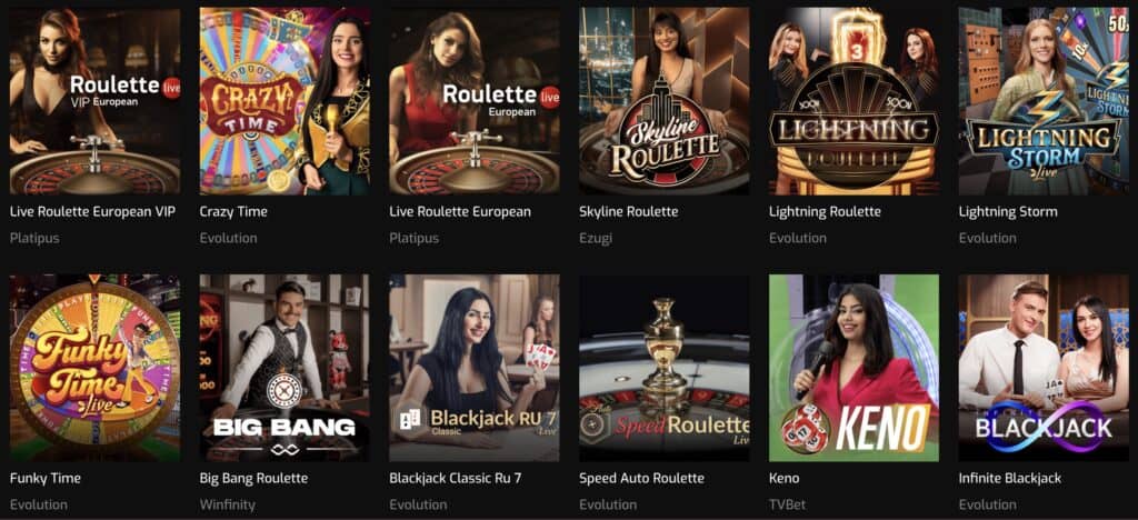 Hugo Live-Casino