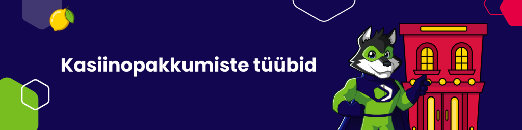 Kasiinopakkumiste tüübid