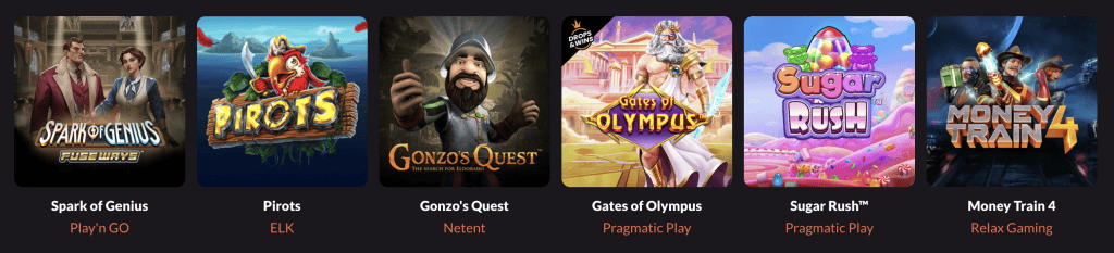 Winsly casino Slotimängud