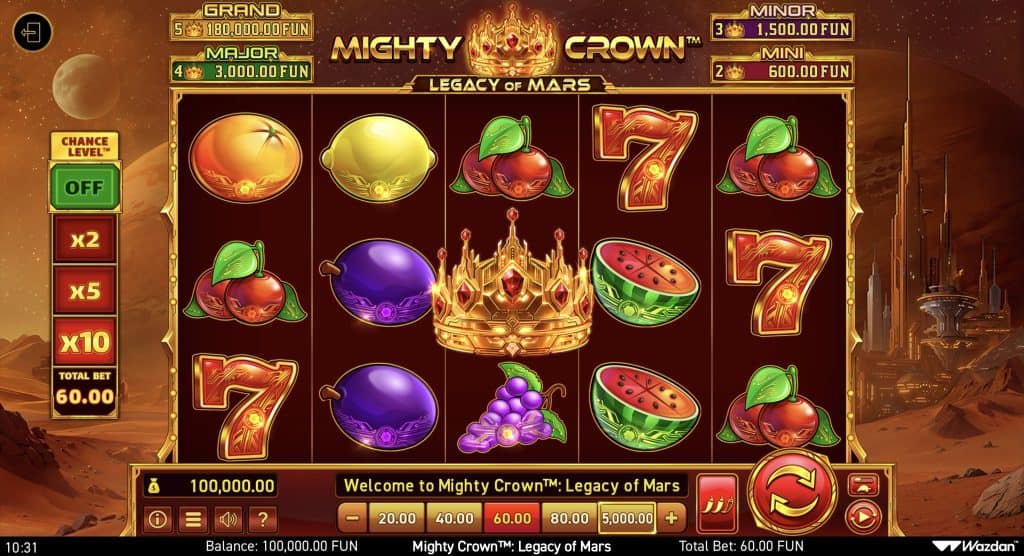 Mighty Crown Legacy of Mars - eelvaade