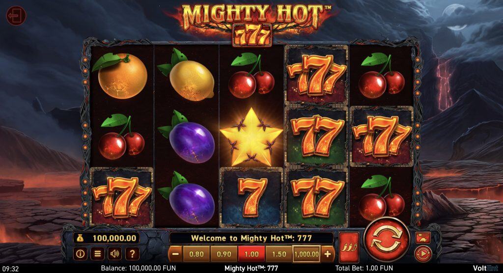 Mighty Hot 777 eelvaade